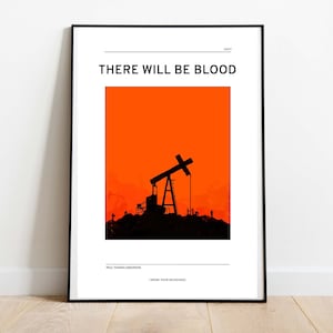 There Will Be Blood Inspired Art Print | Paul Thomas Anderson Poster | There Will Be Blood Movie Poster
