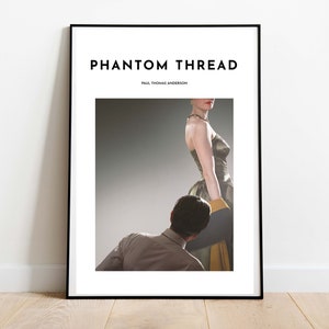 Phantom Thread Inspired Art Print | Paul Thomas Anderson Poster | Phantom Thread Movie Poster