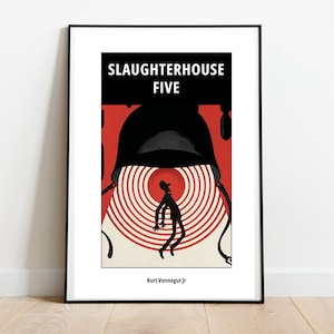 Kurt Vonnegut Digital Art Print | Slaughter-house Five Poster | Vonnegut Wall Art | Literary Art