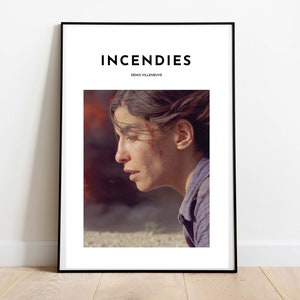 Incendies Inspired Digital Art Print | Incendies Printable Poster | Denis Villeneuve Poster