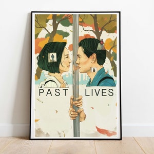 Past Lives Inspired Art Print | Past Lives Movie Poster | A24 Poster | Celine Song