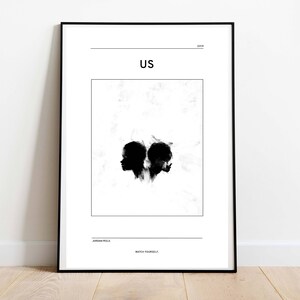 Amerikaanse film geïnspireerde kunst print | Amerikaanse filmposter | Jordan Peele Kunst