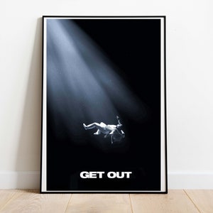 Get Out geïnspireerd Art Print | Ga weg filmposter | Jordan Peele Art