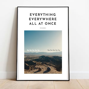 Everything Everywhere All at Once Inspired Digital Art Print | Everything Everywhere Printable Poster | The Daniels Art |