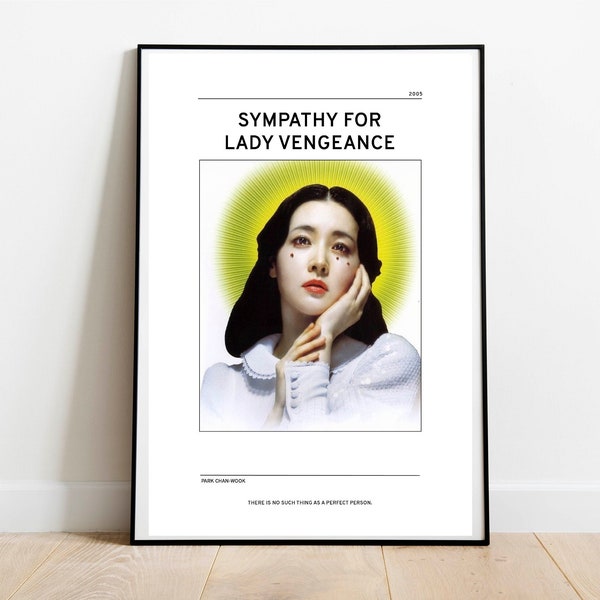 Sympathy for Lady Vengeance Inspired Art Print | Vengeance Trilogy Poster | Park Chan-Wook Poster