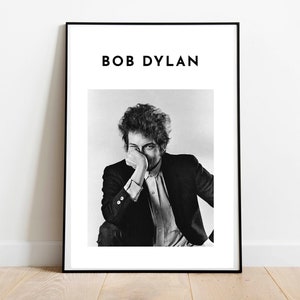 Bob Dylan-kunstafdruk | Bob Dylan-poster | Bob Dylan-muurkunst | Literaire kunst