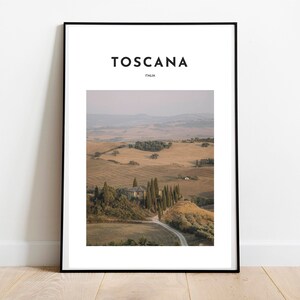 Tuscany Italy Art Print | Tuscany Wall Decor | Toscana Italia Poster | Florence Art Print