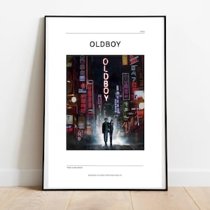 Oldboy Inspired Art Print | Vengeance Trilogy Poster | Park Chan-Wook Poster