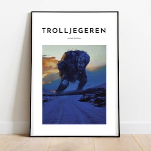 Trolljegeran Movie Art Print | FilmPoster | Noorse FilmPoster | Monster Movie Poster | Noorse filmposter