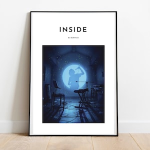 Bo Burnham Inspired Digital Art Print | Bo Burnham Inside Poster | Bo Burnham Wall Art |