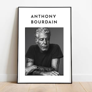 Impressão da arte de Anthony Bourdain de <br> Entrega Rápida? Bourdain Pôster | Arte de parede de Anthony Bourdain | Arte Literária