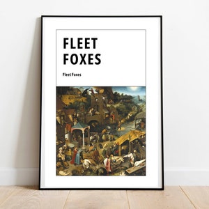 Fleet Foxes - Debut Album Art Print | Fleet Foxes Album Poster