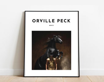 ORVILLE PECK　カラーレコード　直筆サイン入りアートカード付 ORVILLE PECKカラーレコード直筆サイン入りアートカード付