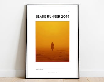 Blade Runner 2049 Impresión de arte digital inspirado / Póster de Blade Runner / Póster de Denis Villeneuve