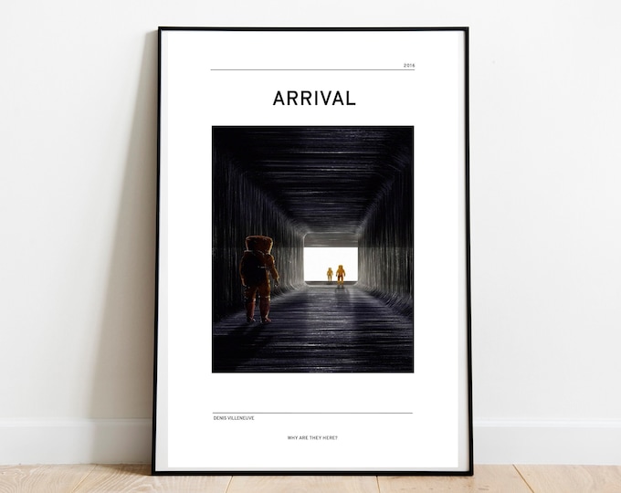 Arrival Heptapod Scifi Alien Movie Ink Language Modern Minimal Digital ...