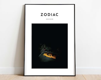 Zodiac Inspired Art Print | David Fincher Poster | Zodiac Movie Poster