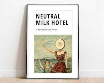 Neutral Milk Hotel Art Digital Print | In The Aeroplane Over the Sea Album Printable Poster