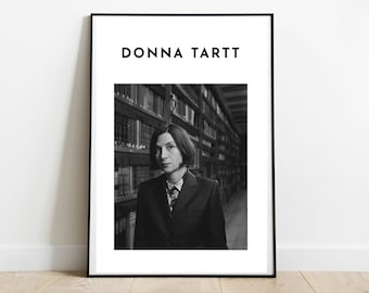 Donna Tartt Art Print | Donna Tartt Poster |  Wall Art | Literary Art