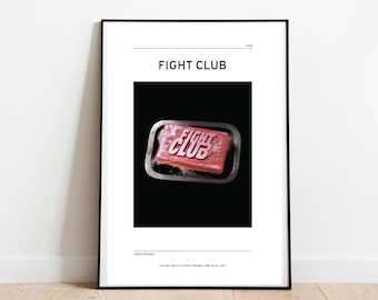 Fight Club Inspired Art Print | David Fincher Poster |