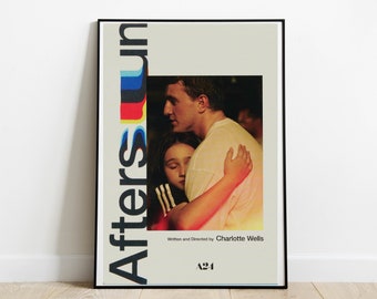 Aftersun Inspired Art Print | Aftersun Movie Poster | Charlotte Wells Art | A24 Print