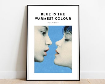 Blue is the Warmest Colour Inspired Art Print | French Movie Poster