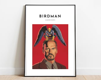 Birdman Inspired Art Print | Birdman Movie Poster | Birdman Art