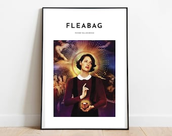 Fleabag Inspired Digital Art Print | Fleabag Printable Poster | Phoebe Waller-Bridge Art