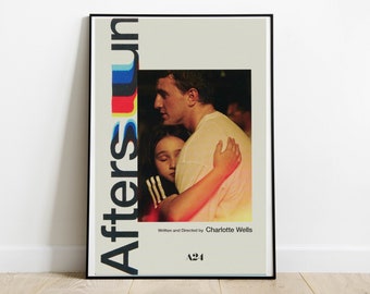 Aftersun Inspired Digital Art Print | Aftersun Printable Movie Poster | Charlotte Wells Art | A24 Print