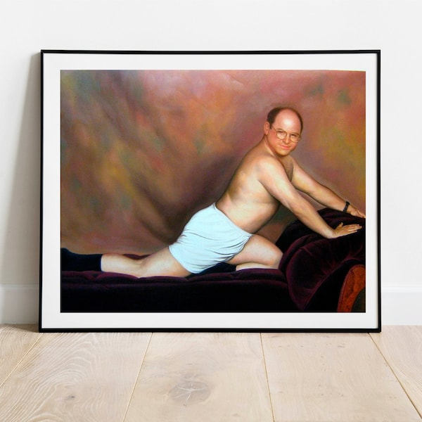 George Costanza Seinfeld Inspired Art Print | George Costanza Poster | timeless art of seduction