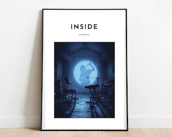 Bo Burnham inspiriert digitaler Kunstdruck | Bo Burnham Inside Poster | Bo Burnham Wandkunst |
