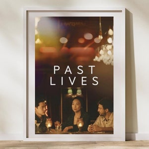 Past Lives Inspired Art Print | Past Lives Movie Poster | A24 Poster | Celine Song