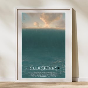 Interstellar Inspired Art Print | Interstellar Movie Poster | Christopher Nolan Poster
