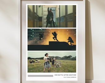 One Battle After Another Inspired Digital Art Print | Paul Thomas Anderson Poster | One Battle After Another Movie Poster