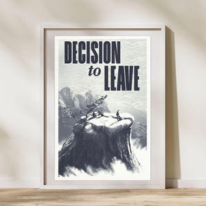Decision to Leave Inspired Art Print | Park Chan-Wook Poster | South Korean Film Poster