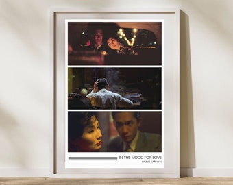In the Mood for Love Poster Wong Kar Wai Minimalist Movie Poster Wall