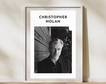 Christopher Nolan Art Print | Chris Nolan Poster | Christopher Nolan Wall Art