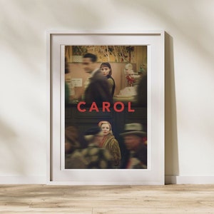 Carol Inspired Digital Art Print | Todd Haynes Printable Poster | Cate Blanchett Poster