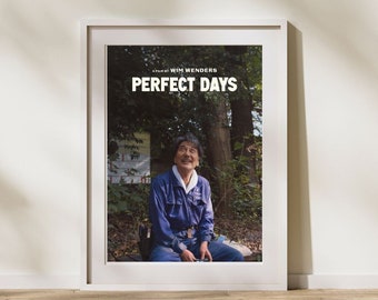 Perfect Days Inspired Art Print | Perfect Days Movie Poster | Wim Wenders Art print