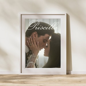 Priscilla Inspired Digital Art Print | Priscilla Printable Movie Poster | Sofia Coppola Art print | Jacob Elordie