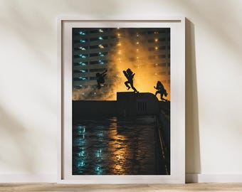 One Battle After Another Inspired Art Print | Paul Thomas Anderson Poster | One Battle After Another Movie Poster