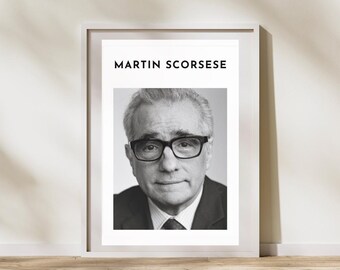 Martin Scorsese Art Print | Scorsese Poster | Martin Scorsese Wall Art