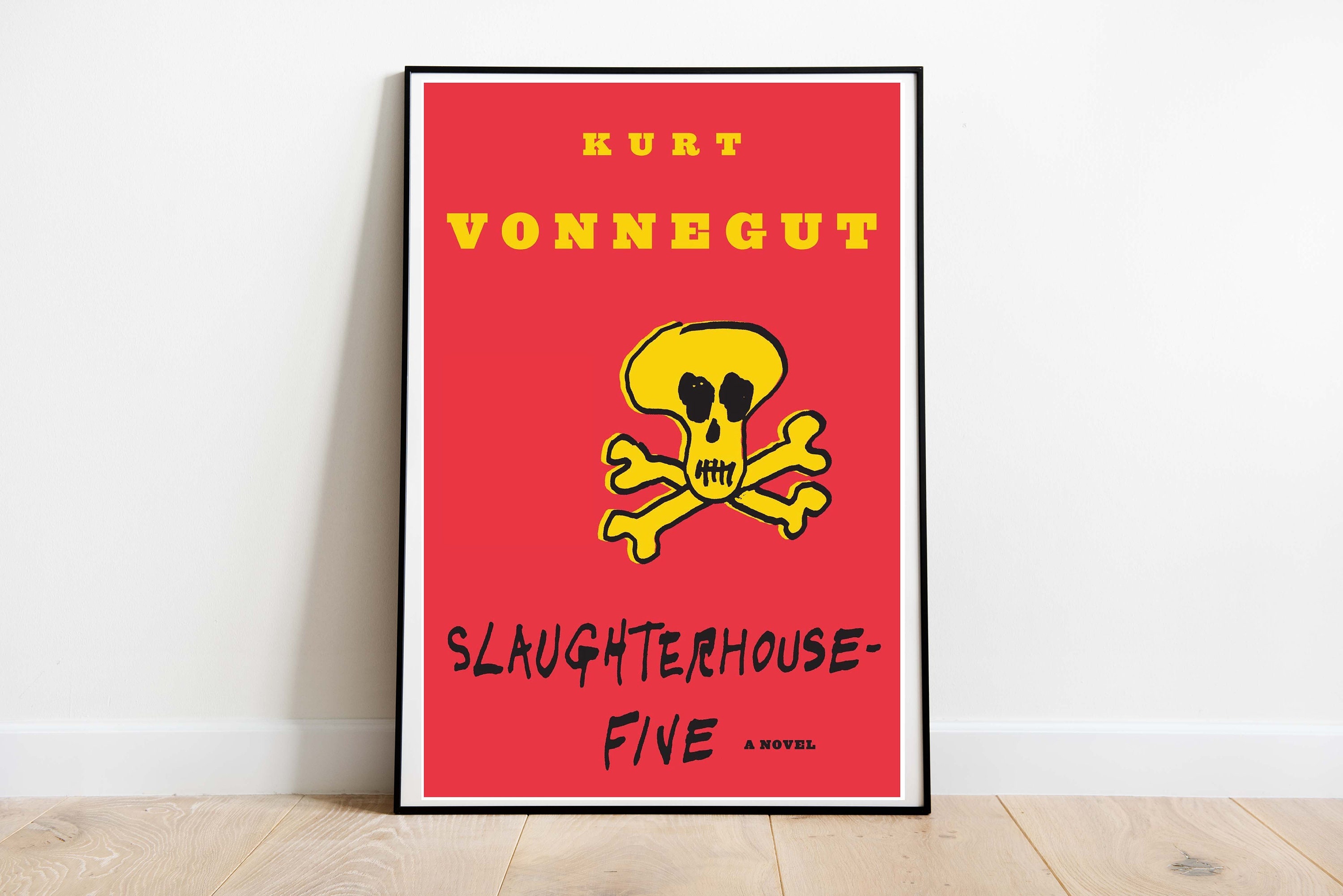Kurt Vonnegut Poster Set | Vonnegut Art Print | Slaughter-house Five ...