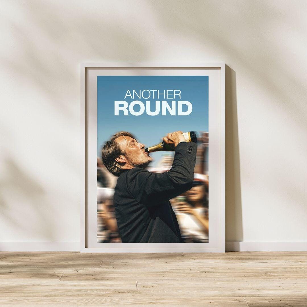 マッツ・ミケルセン　ANOTHER ROUND アナザーラウンド Tシャツ マッツ・ミケルセン ANOTHER ROUND アナザーラウンド Tシャツ