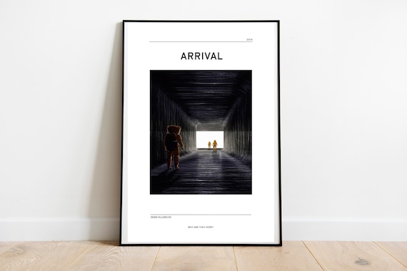 Arrival Denis Villeneuve Poster Arrival Movie Poster Arrival Inspired Digital Art Print