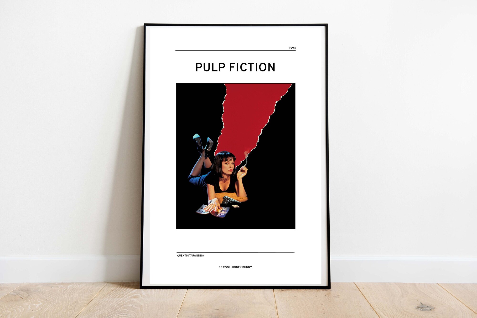 Discover Pulp Fiction Inspired Art Print | Quentin Tarantino Poster | Tarantino Art