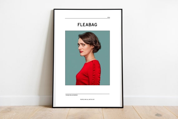 Buy Fleabag Inspired Digital Art Print Fleabag Poster Phoebe