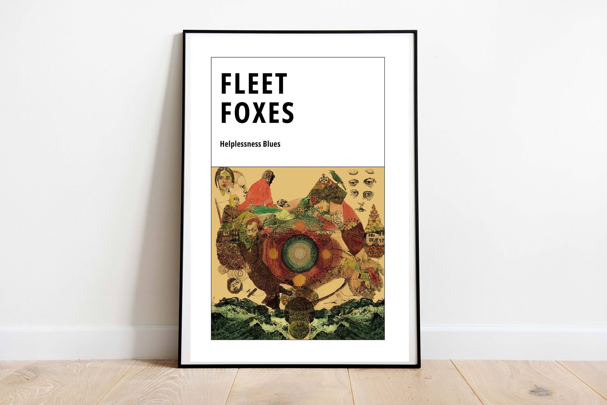 Fleet Foxes - Helplessness Blues Art Print, Fleet Foxes Album Poster