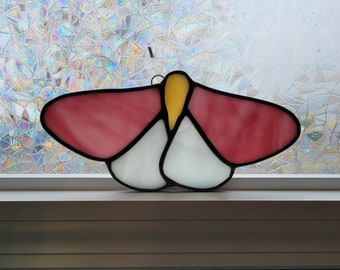 Stained Glass Moth / Butterfly Suncatcher | Window Hanging
