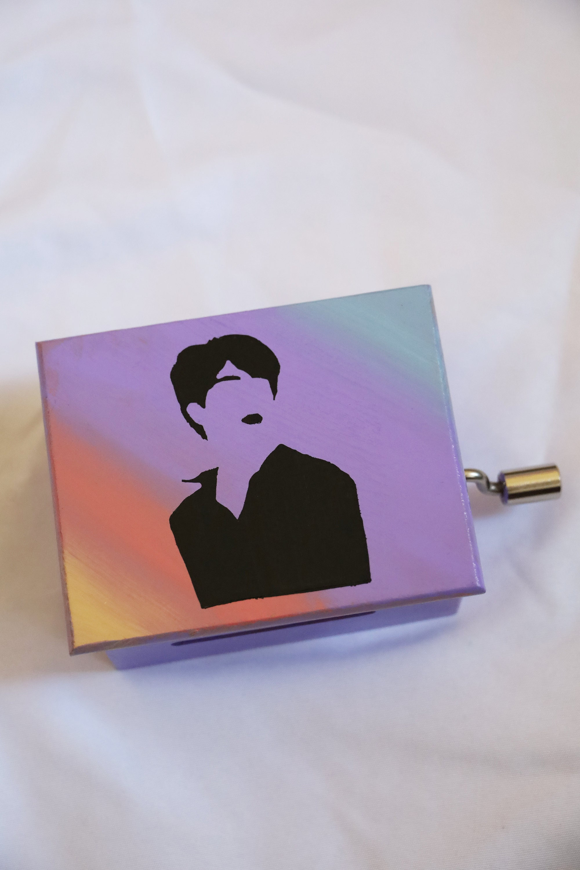 Jin Epiphany Music Box Painted BTS Music Box ARMY BTS Gift Idea Cute