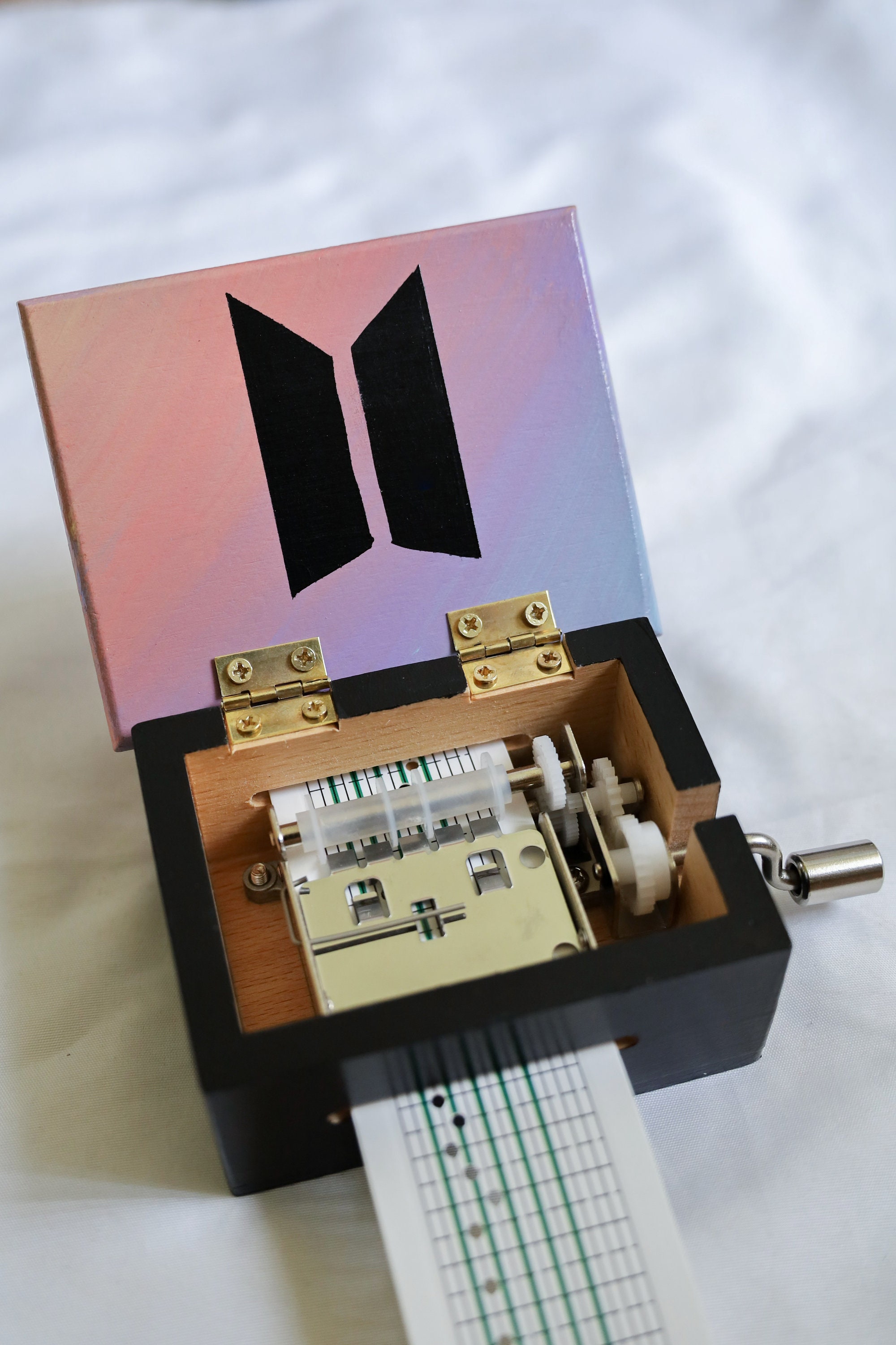 Jimin Promise Music Box Painted BTS Music Box ARMY BTS Etsy